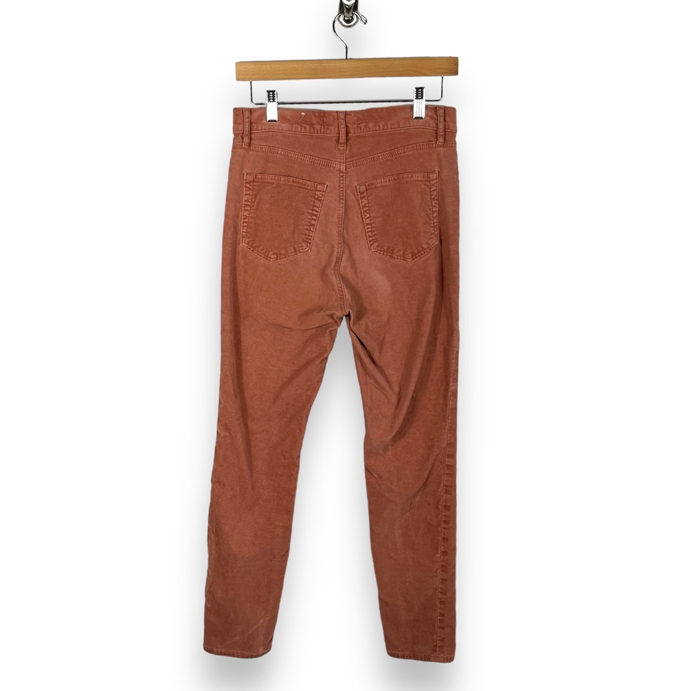 Loft High Waist Skinny Corduroy Pants, Spicy Clove, Size 4/27 - Picture 10 of 14